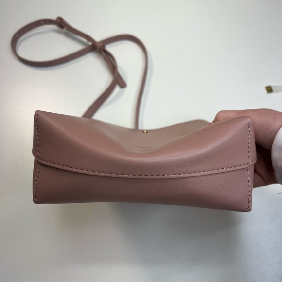 SAMARA Medium Vegan Leather Shoulder Crossbody Bag Peony Pink New W/O Tags - Picture 7 of 11